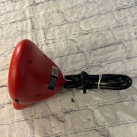 DISNEY MICKEY MOUSE ALARM RADIO DIGITAL RED/YELLOW/BLACK CLOCK - Picture 4 of 8